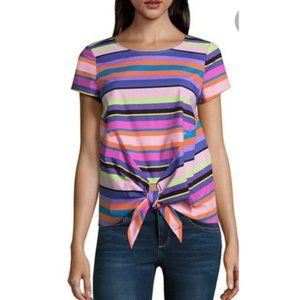 💙2 for 20💙 project Runway / JCP Multi-Color Striped Top 🎀